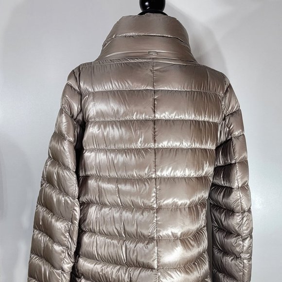 Herno Quilted Down Jacket Tortorachiaro Women's Size 50, NWOT - Picture 5 of 16
